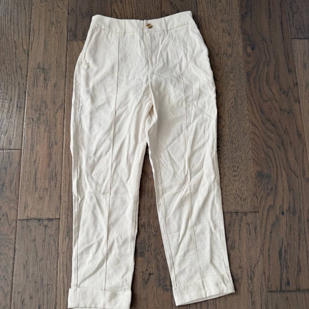 A New Day White Work Pants - Size 4